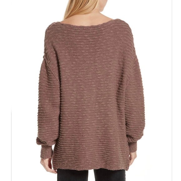 Free people Menace Solid Long Sleeve Tunic Sweater - Picture 3 of 6